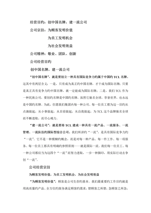 TCL员工行为基础规范管理标准手册.docx