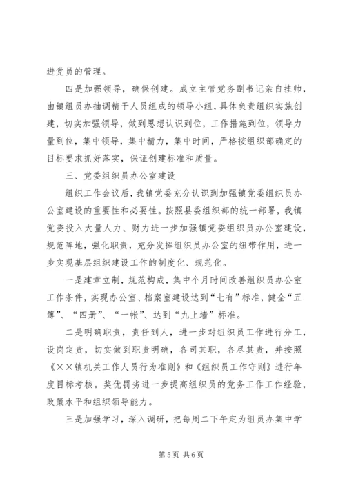 乡镇落实组织工作汇报_1.docx