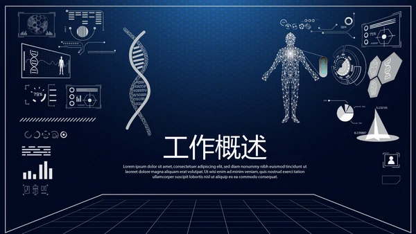 蓝色医疗医学影像技术动态PPT