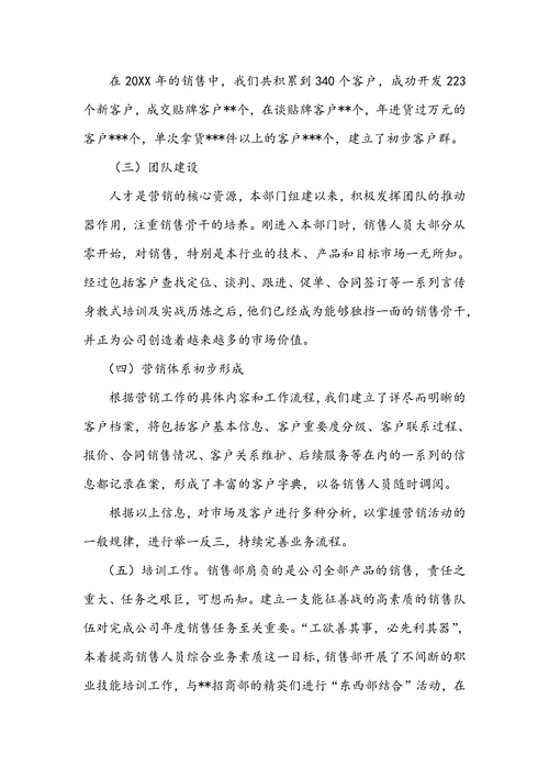 医药行业销售经理年终总结报告