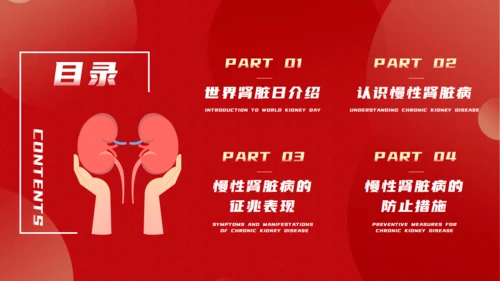 世界肾脏日慢性肾脏病通用PPT模板