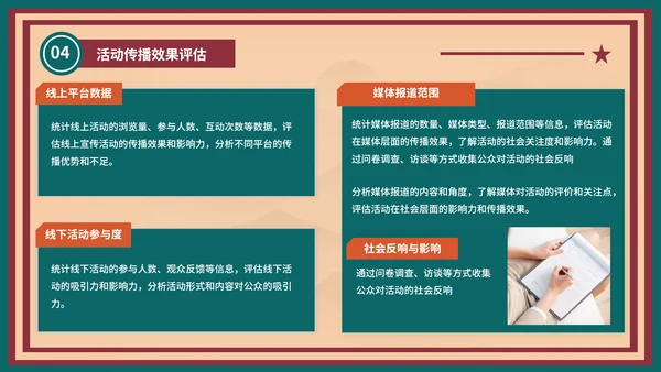 红绿色复古风五四精神宣传活动PPT模板