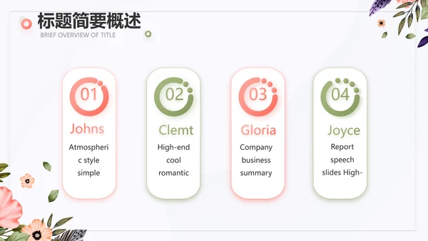 手绘水彩风班主任述职报告PPT动态模板