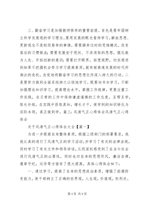 观看风清气正光碟心得体会 (5).docx