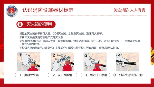 政府部门消防安全培训PPT模板