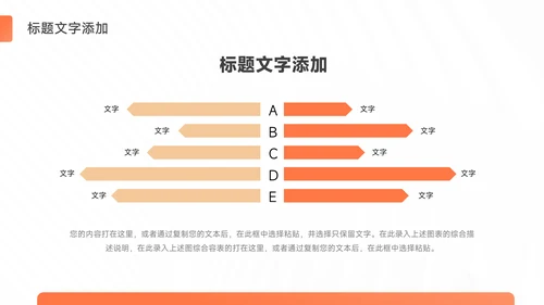 橙色简洁人物志员工转正答辩PPT模板