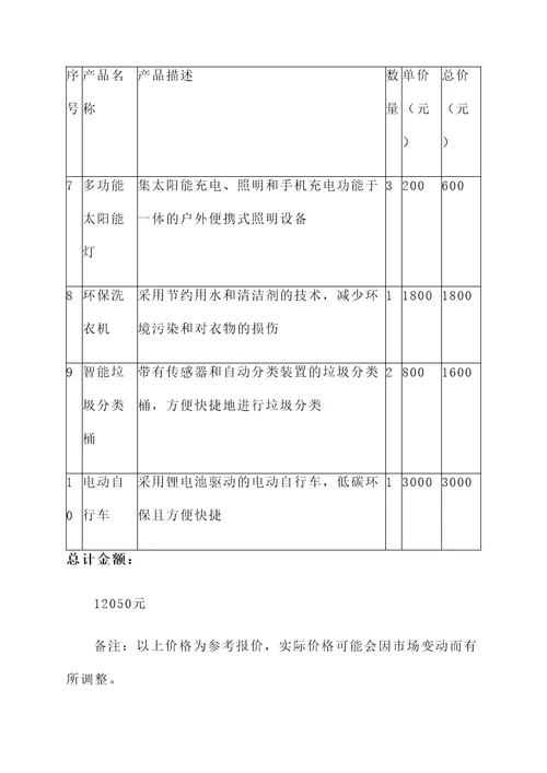 鄂州家用环保设备报价单