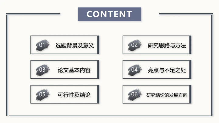 毕业答辩完整版极简毕业开题答辩通用PPT模版