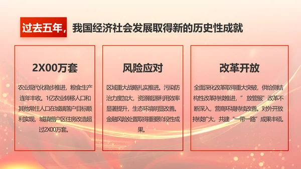红色党建党支部述职报告动态PPT党课