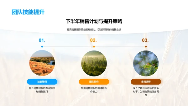 农产销售年中盘点