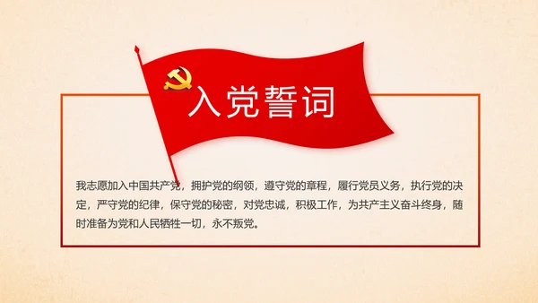 红色党支部党员大会工作总结汇报PPT
