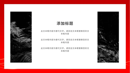 红色党政风月度个人表彰总结PPT模板