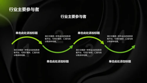 绿色简约风通用行业培训课件PPT