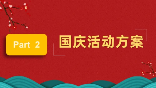 喜迎国庆红色通用PPT模板