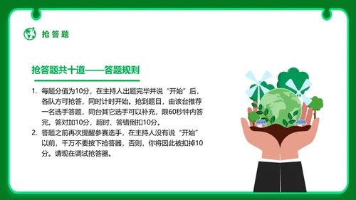 节能减排大赛碳排放主题PPT模板