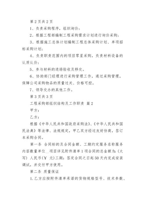 工程采购部组织结构及工作职责.docx