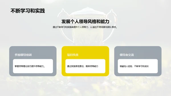锻造冠军之师