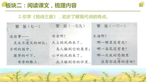 部编版2022-2023学年四年级语文下册大单元教学  第三单元    课件