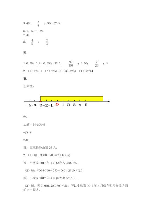最新西师大版小升初数学模拟试卷附参考答案（a卷）.docx