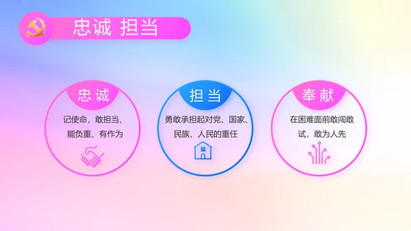 炫彩青春五四青年节共青团动态PPT