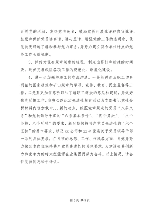支部书记党性分析材料 (4).docx