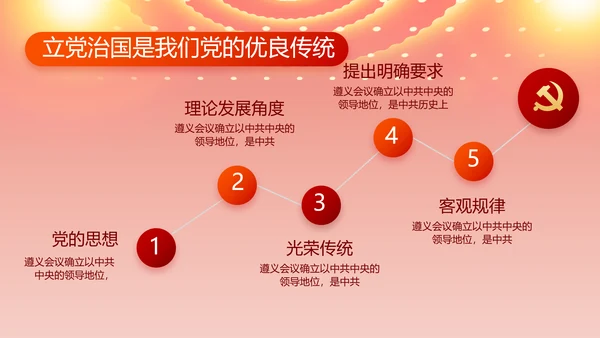 奋斗百年路启航新征程PPT动态模板