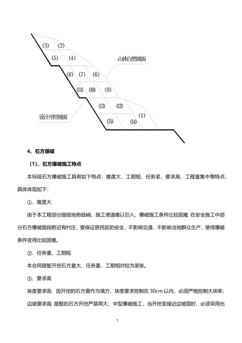 路基挖方施工(技术)方案.docx