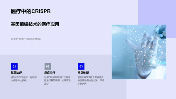 CRISPR技术商业应用PPT模板