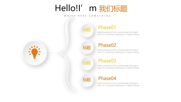 橙色医疗药品销售报告动态PPT