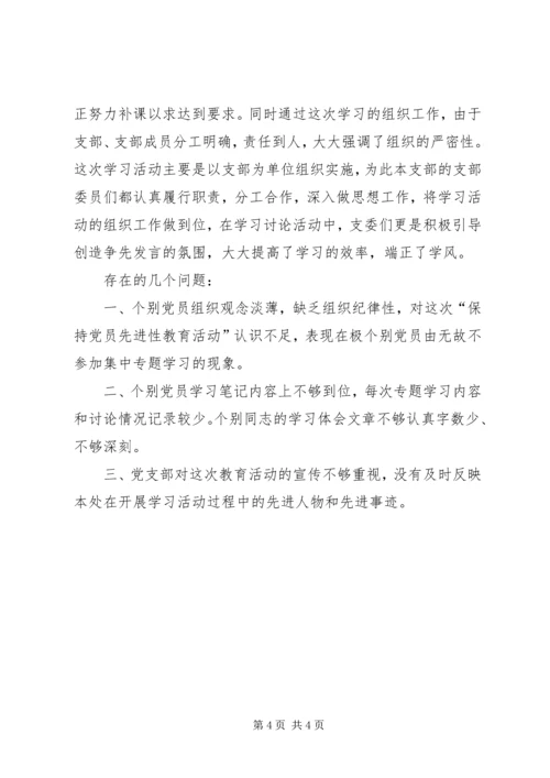 保先教育学习阶段＂回头看＂小结.docx