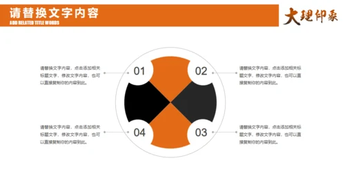 云南大理印象通用PPT模板