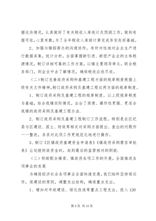 乡镇财政所述职报告.docx