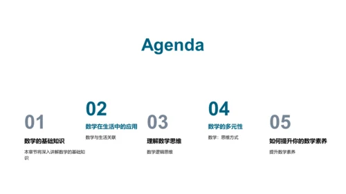 数学理解与应用PPT模板
