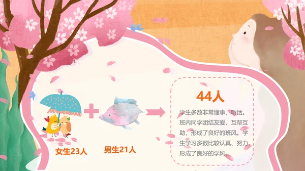 艺术插画风可爱卡通儿童通用PPT模板