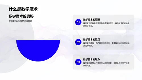 数学魔术的奥秘PPT模板