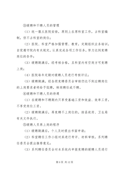 县委副书记在医院全员竞聘上岗动员大会上的讲话 (4).docx