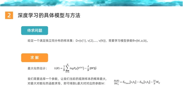 彩色水彩简约商务深度学习企业培训PPT课件