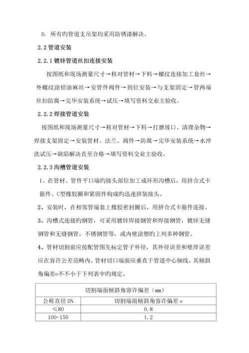 厂房消防综合施工组织设计水综合施工专题方案.docx