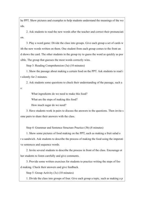 人教版八年级上册英语  Unit 8 How do you make a banana milk s