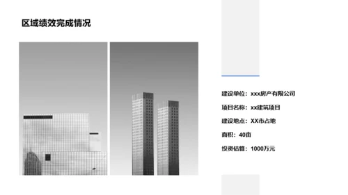 蓝色商务地产商业计划书通用PPT模板