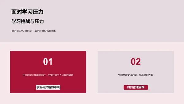 中考战术指南PPT模板