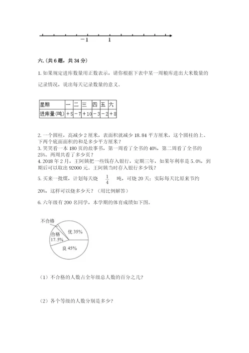 最新西师大版小升初数学模拟试卷精品（基础题）.docx