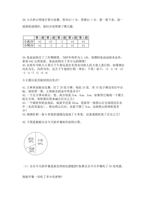 小升初数学应用题50道【名校卷】.docx