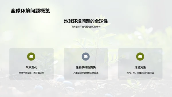 绿化地球，我们的责任