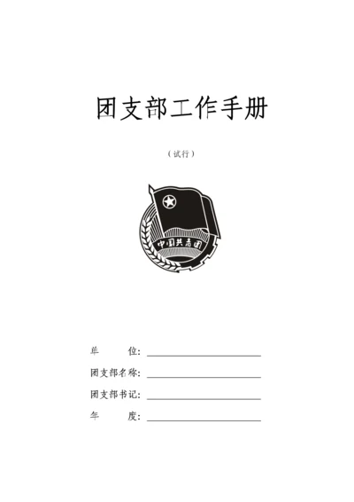 中建分公司团支部工作标准手册.docx