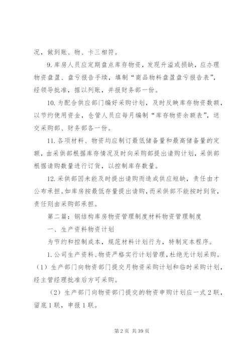 库房物资管理制度.docx