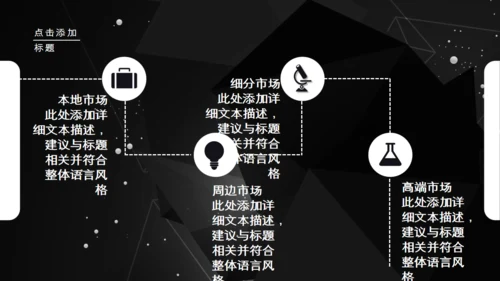 科技公司介绍企业简介黑色通用PPT模板