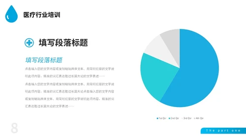 深蓝色简约风医疗行业红十字医学护理卫生培训课件PPT