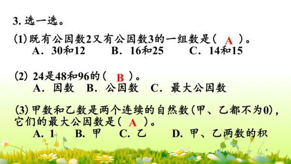 4.约分 （课件）-数学人教版五年级下册(共62张PPT)