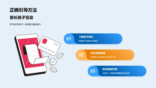升学专业选择报告PPT模板